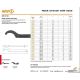 Hing Hook wrench with nose, ประแจขันนีอตล๊อกลูกปืนปลายเพลา, Round nut