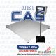 เครื่องชั่งวางพื้น1000กิโล แท่นเหล็กลายกันลื่นขนาด120x120cm ยี่ห้อ CAS รุ่น HDI