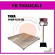 เครื่องชั่งมีปริ้นท์ในตัว 2000kg TI-02P-1212-2TS ฐานสแตนเลส
